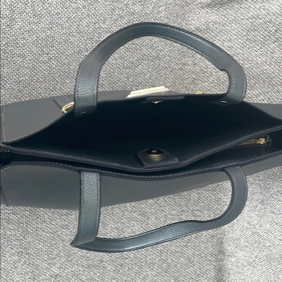 Tahari Gray Tote Bag with Classic Minimalist Design - Picture 12 of 16